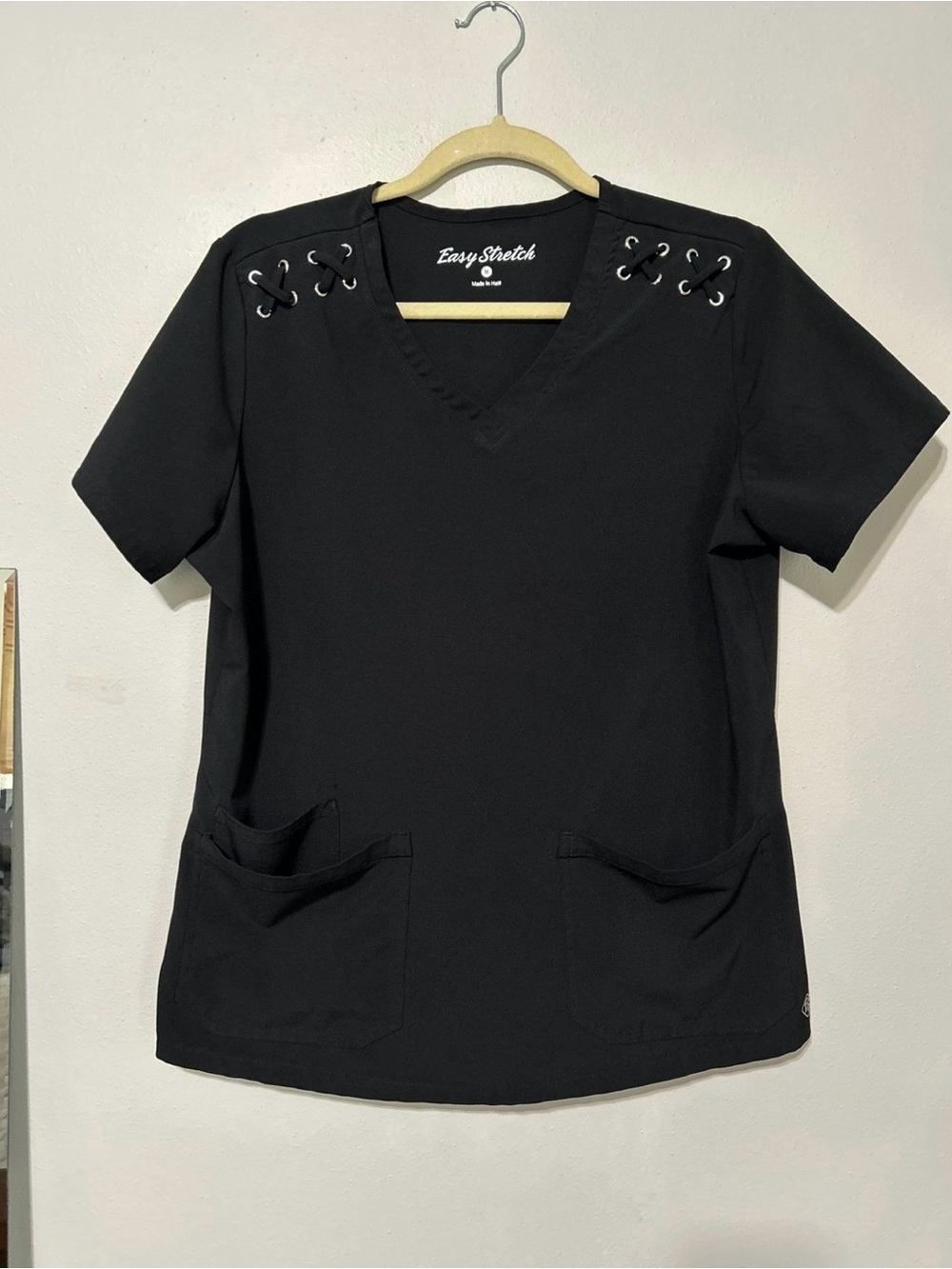 Lot of 10 scrub nursing tops mixed lot grey black Vera Bradley Urbane m/l - Picture 3 of 16